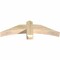 Ekena Millwork Bellingham Rough Sawn Timber Gable Bracket, Douglas Fir, 36"W x 10"H x 4"D x 4"F, 7/12 Pitch GBW036X10X0404BEL00RDF - alternate 2